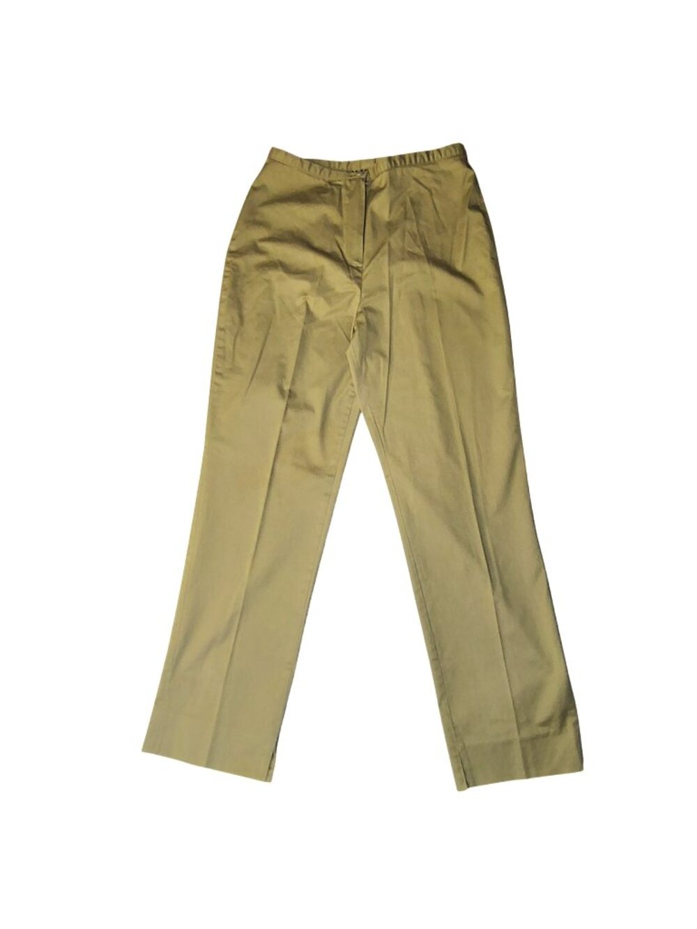 Thalian Khaki Straight Leg Dress Pants Women's Size 6 Career Office 28x27